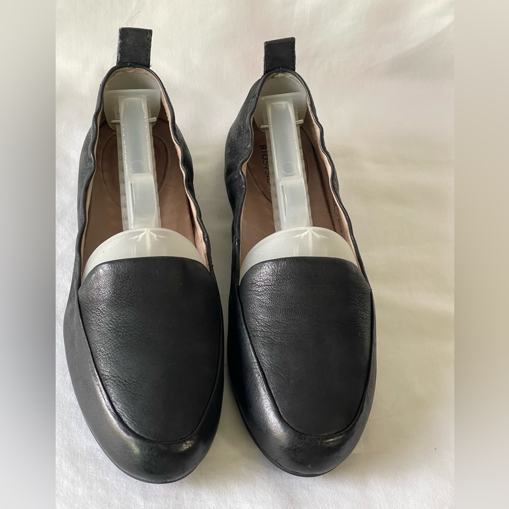 Abeo Bio System Jean black nubuck leather comfort loafer Sz 6 - Picture 2 of 7